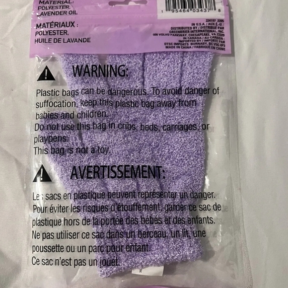 Spa april bath & shower lavender infused exfoliating glove - Picture 2 of 4